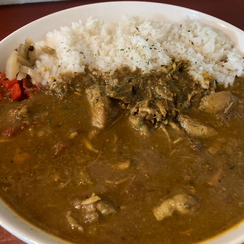 チキンカレー(本格スパイスカレー ヤドカリー NO4谷町コーラ店)