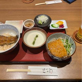 鰻丼セット(にいづ ホテルニューオータニ店)
