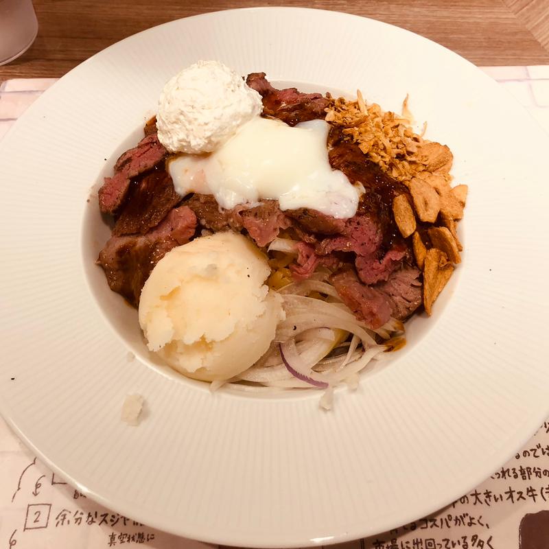 ビーフステーキライス(センタービーフ渋谷道玄坂店)