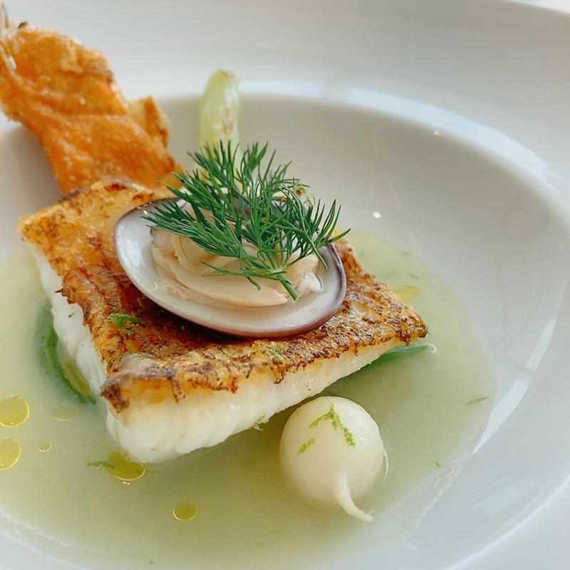 魚料理（スペシャルランチコース）(SIMOSE French Restaurant)