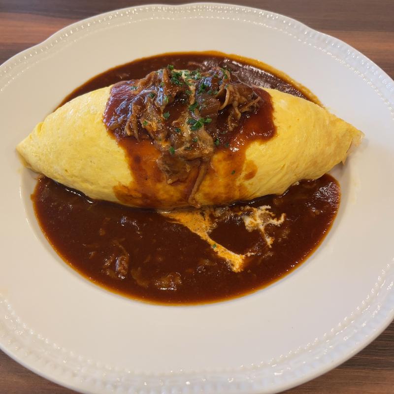 オムライスハッシュドビーフソース(（空港）ロイヤルホスト羽田空港店)