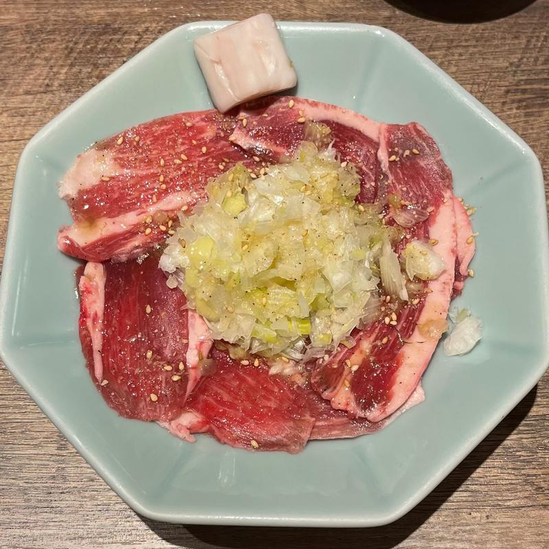 ネギまみれタン(焼肉 肉どうし 福島2号店)
