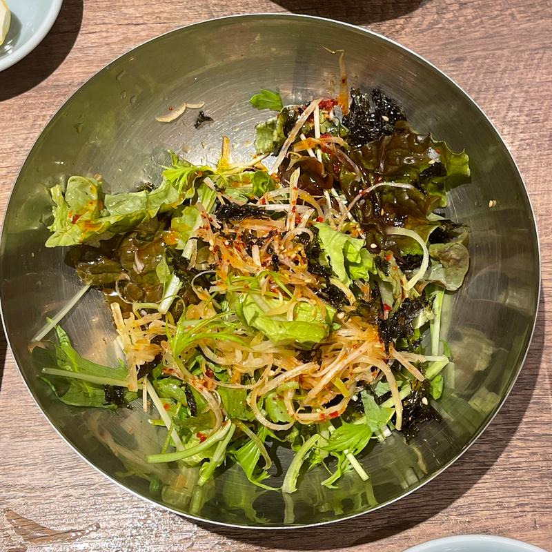 チョレギサラダ(焼肉 肉どうし 福島2号店)