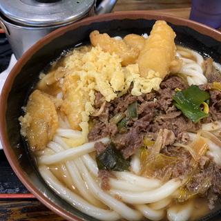 肉ごぼううどん（大盛）(牧のうどん　新宮店)