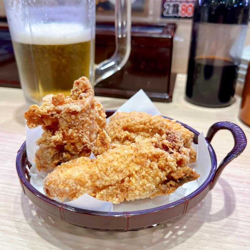 鶏の唐揚げ(すし松 青物横丁店)