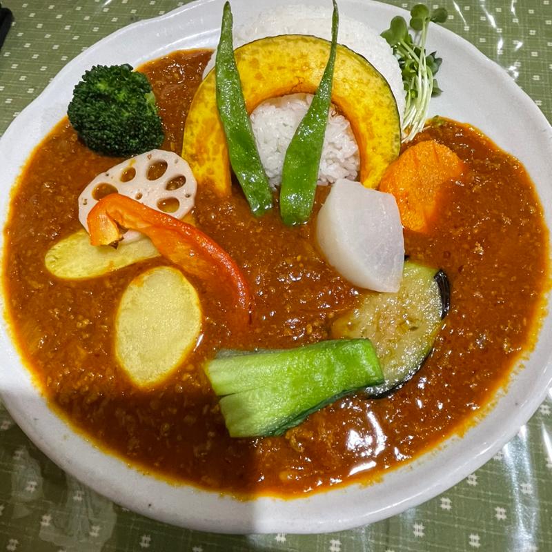 キーマカレー（野菜トッピング）(小林カレー)