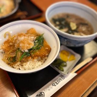おろしカツ丼定食(ニハそばきよせ)
