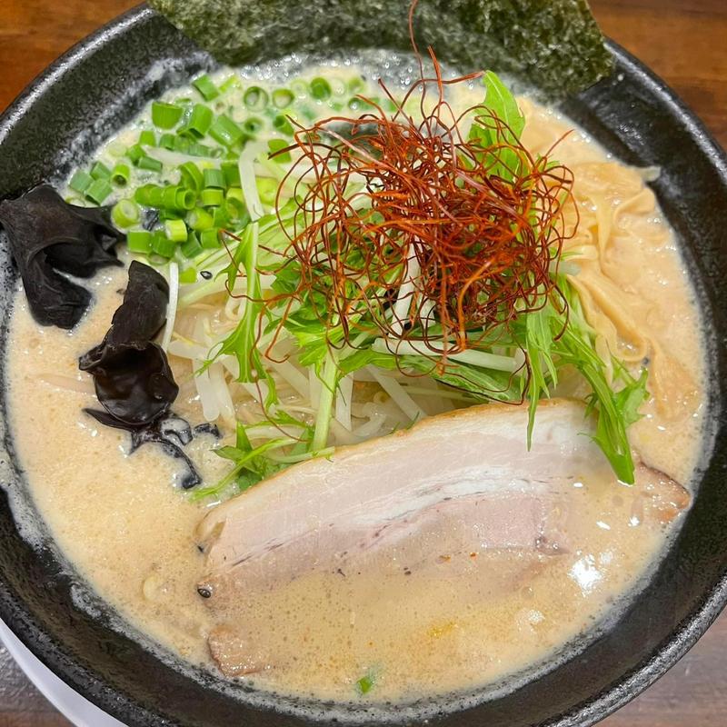 豆乳味噌らーめん(完熟らーめん本丸 泉駅前店)