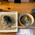 黒豚汁せいろと蕎麦湯のお茶漬けセット(蕎麦心地ぶんろく)