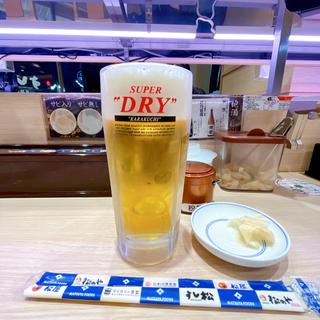 生ビール(中)(すし松 青物横丁店)