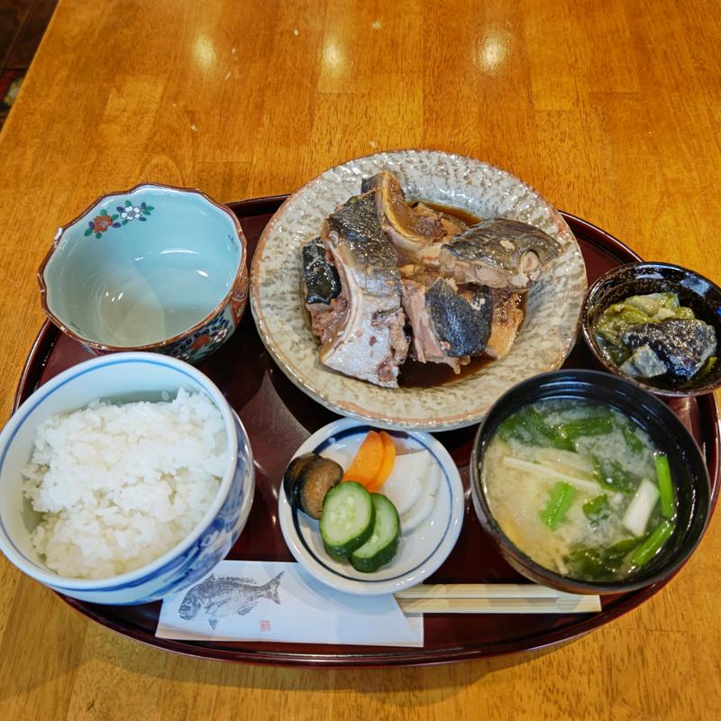 ブリカブト煮定食(桐のや 石川町店)