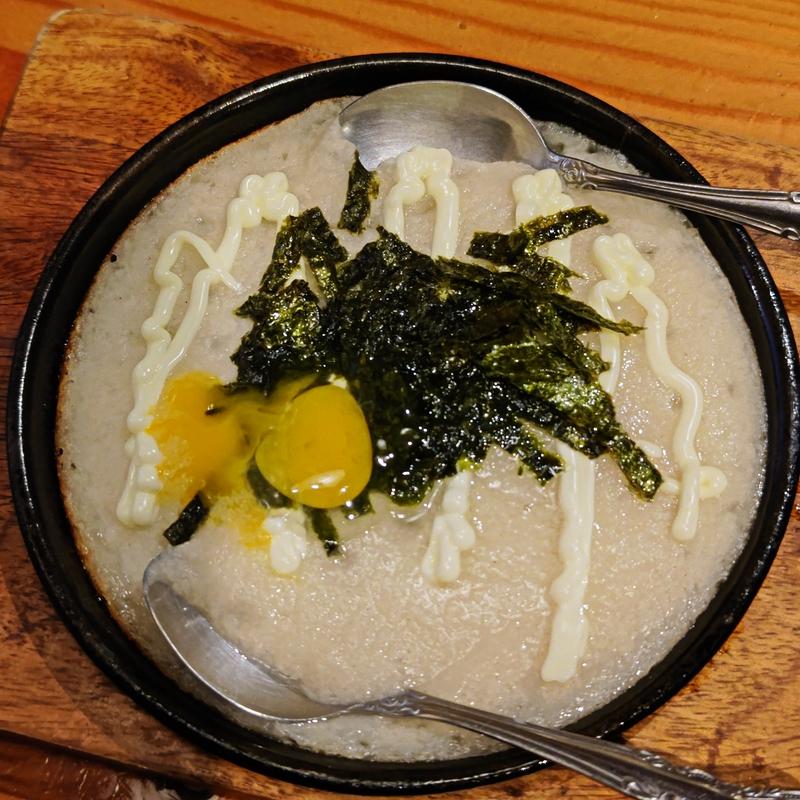 ふんわり山芋の鉄板焼(鳥貴族 石川町南口店)