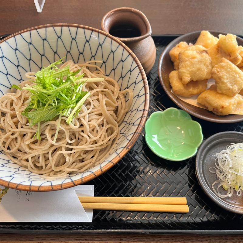 ごぼう天そば(そば処三品)