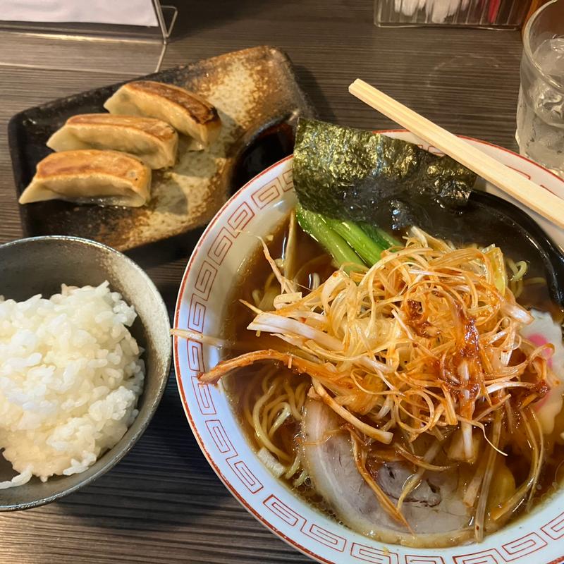 カラネギ屋台ラーメンAセット(屋台ラーメン )