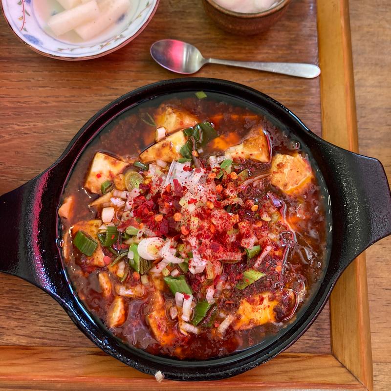 麻婆豆腐定食(かかん 本格麻婆豆腐 梶原店)