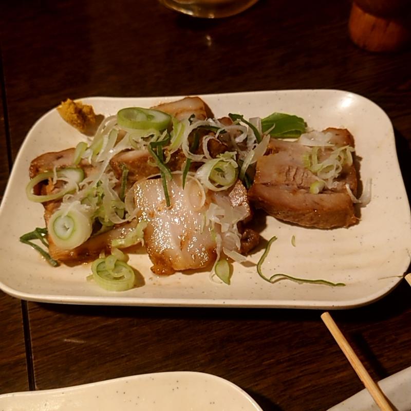 炭美豚チャーシュー(神田和食居酒屋 のむず)