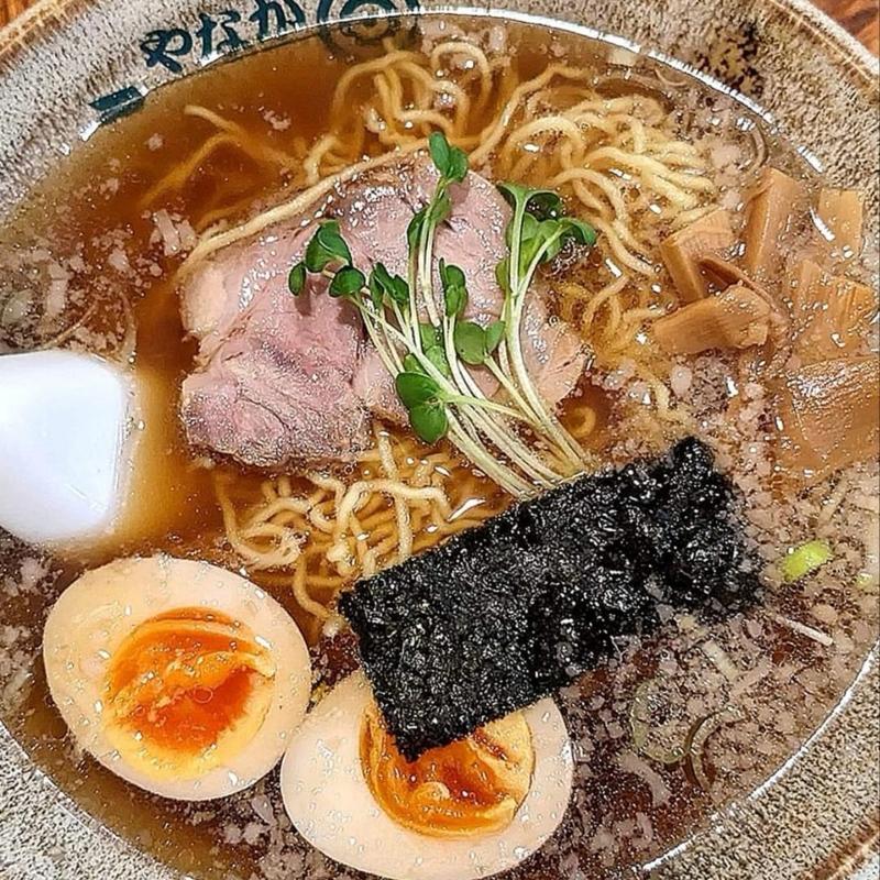 支那そば(醤油)味玉(やなか草)