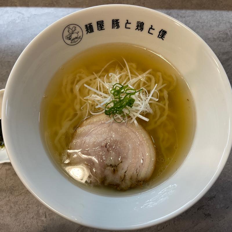 魚と鶏の塩(麺屋豚と鶏と僕)