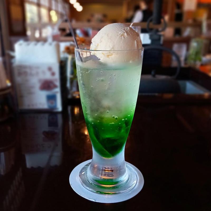 クリームソーダ(五十鈴川カフェ)
