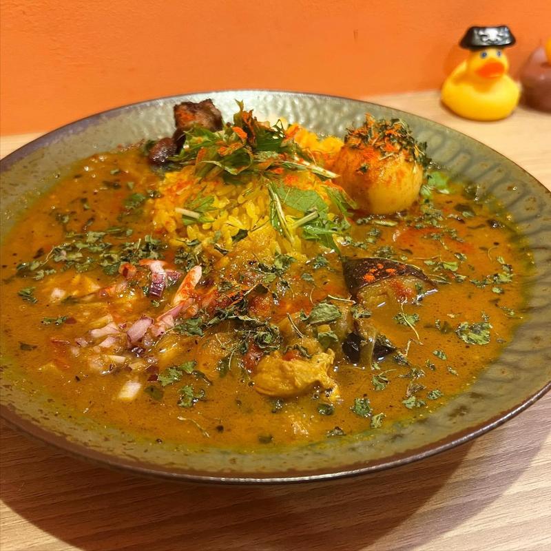 本日のスパイスカレー(地獄谷エルマノスカレー)