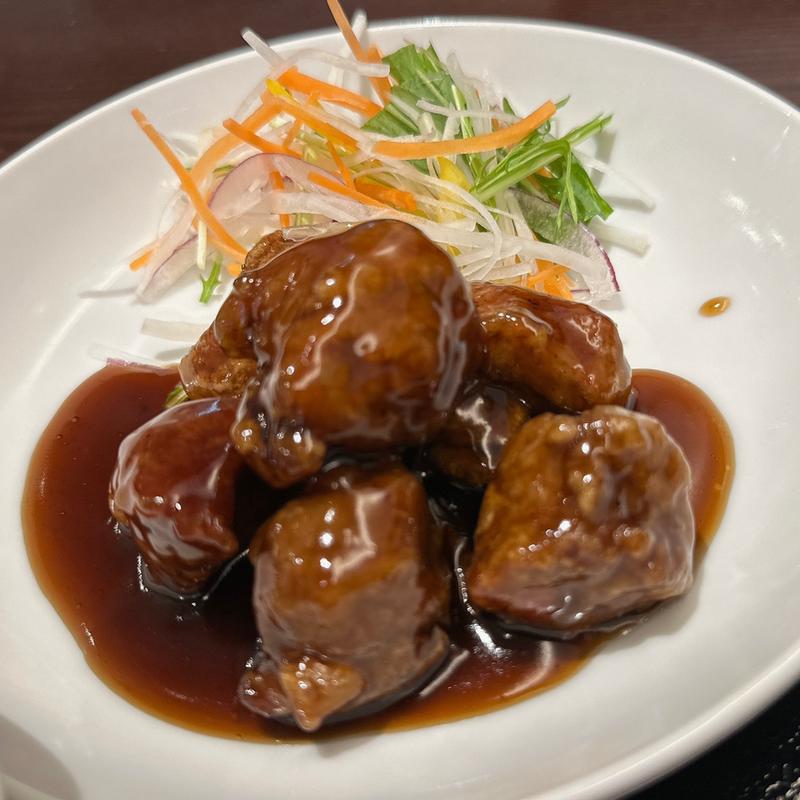 黒酢スブタ(神楽坂芝蘭 （カグラザカチィラン）)