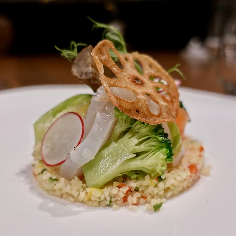 イカのサラダ仕立て(レ・コパン ドゥ ドミニク・ブシェ)