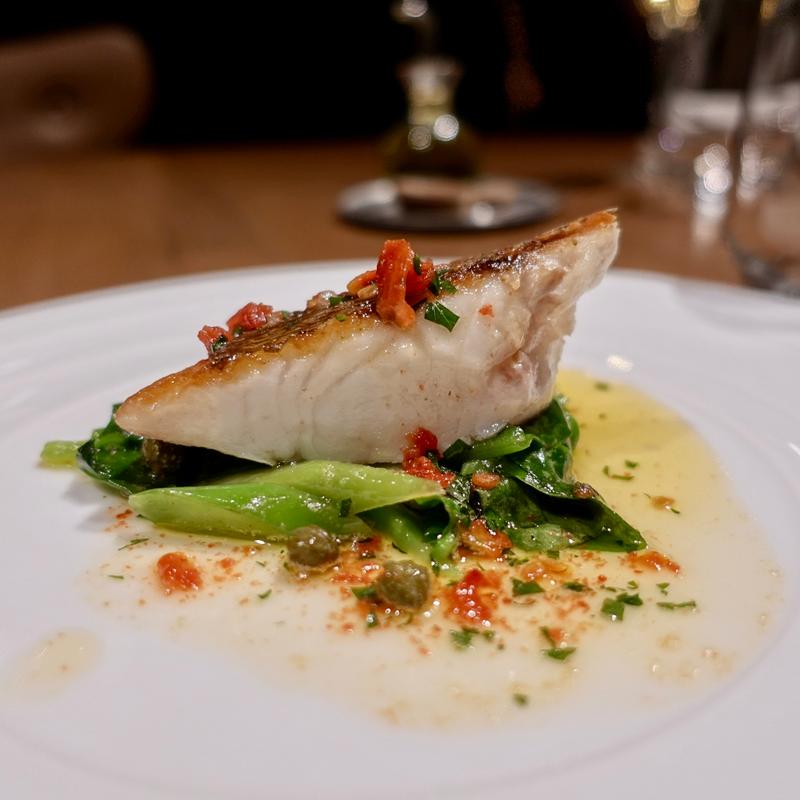 真鯛のポアレ(レ・コパン ドゥ ドミニク・ブシェ)