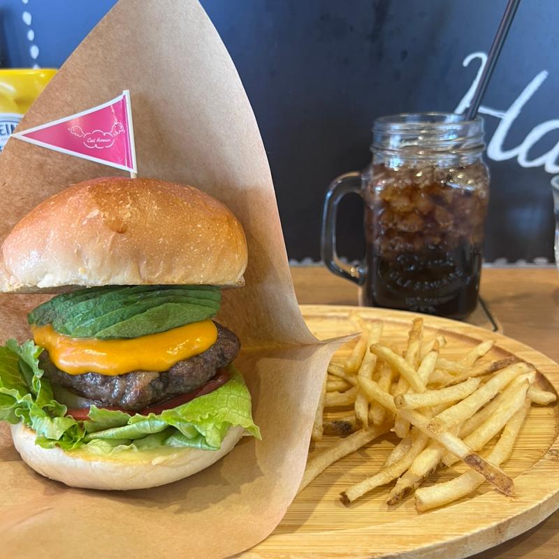 アボカドチーズバーガー(セット)(シエル アムール)