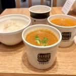 スープとスープのセット(スープストックトーキョー ルクア大阪店 （Soup Stock Tokyo）)