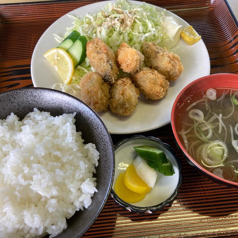 カキフライ定食(和光苑)