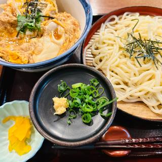 ふんわり玉子とじ天丼レギュラー麺セット(丼丼亭 ホワイティ梅田店 )