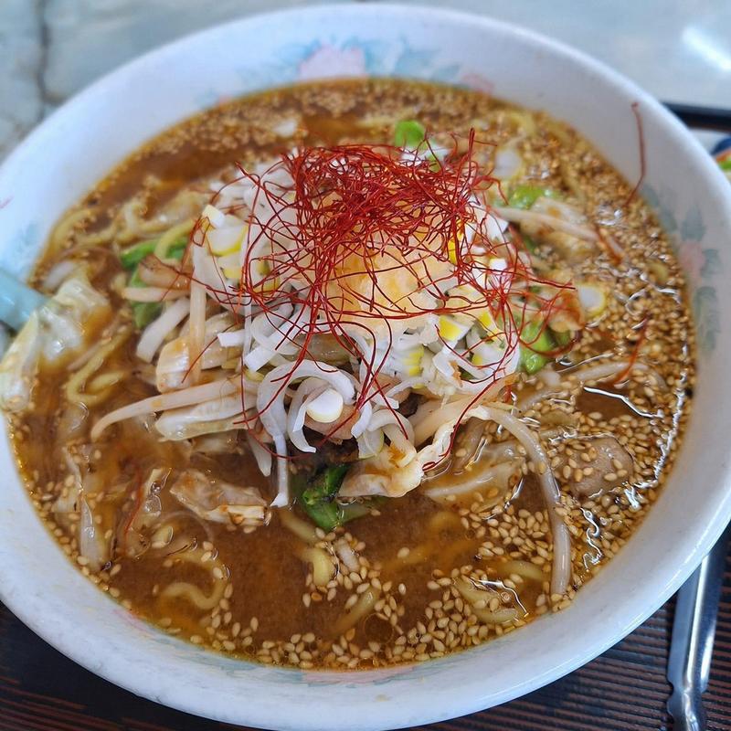 特製もつラーメン(ドライブインかなざわ)