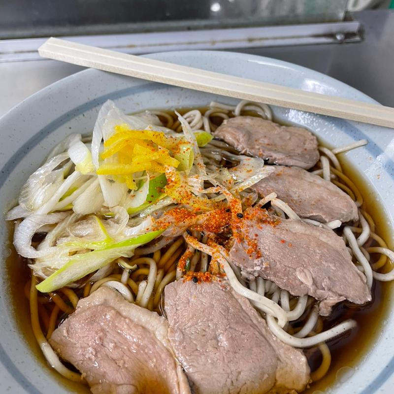 鴨南蛮そば(爽亭 上野駅11・12番ホーム店 （ソウテイ）)