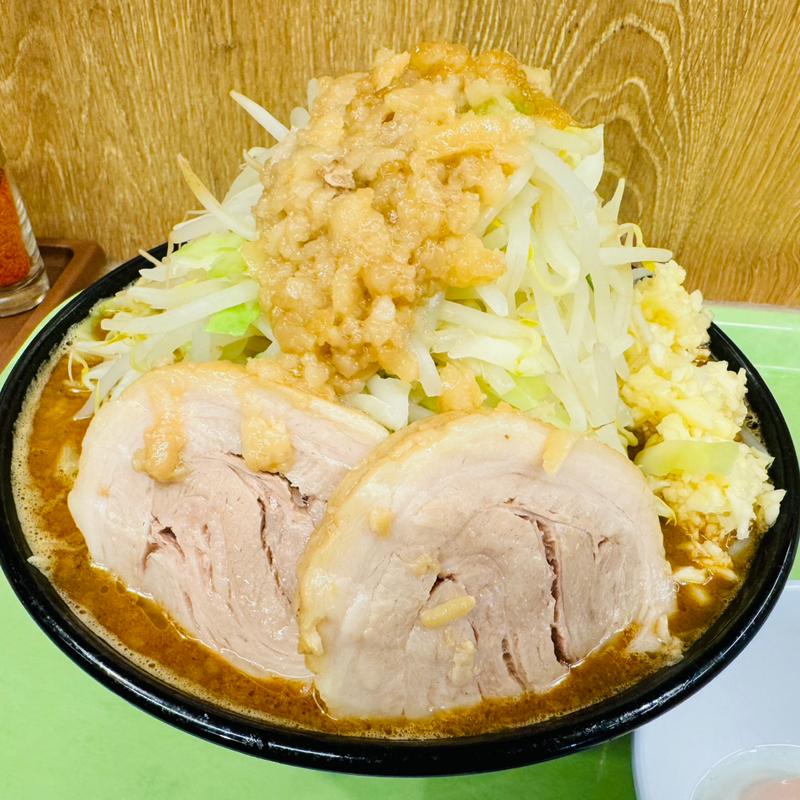 味噌ラーメン大盛＋温玉＋チャーシュー1枚(ジャンクガレッジ カインズ羽生店)