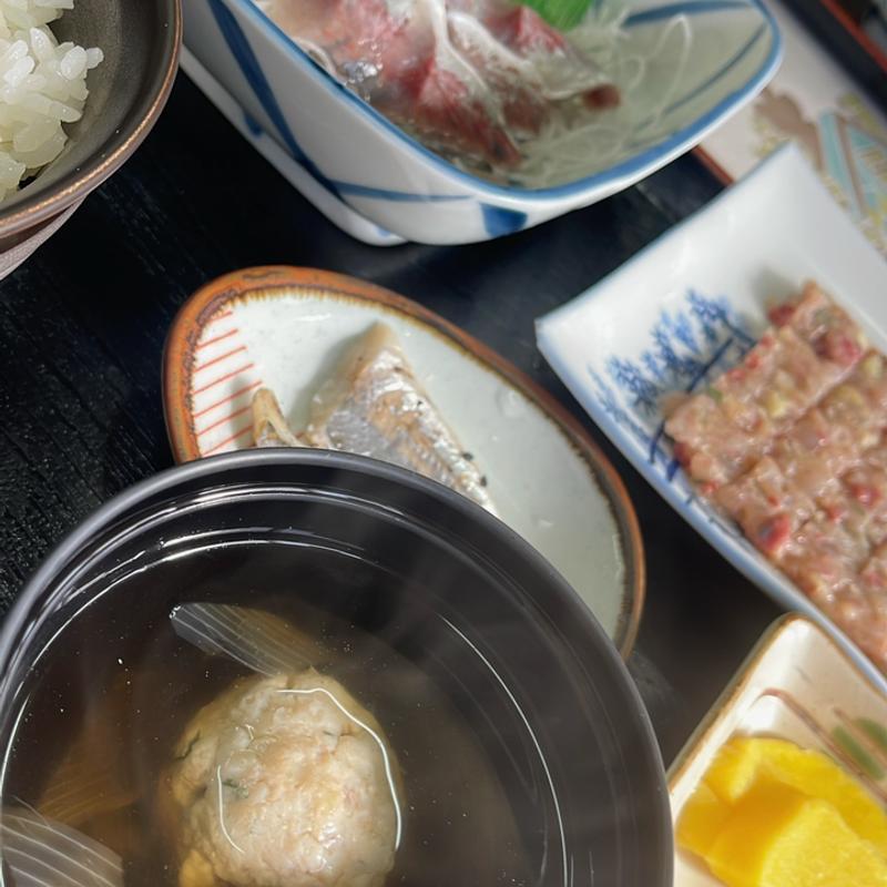 アジタップリ定食(御食事処 金沢魚店)