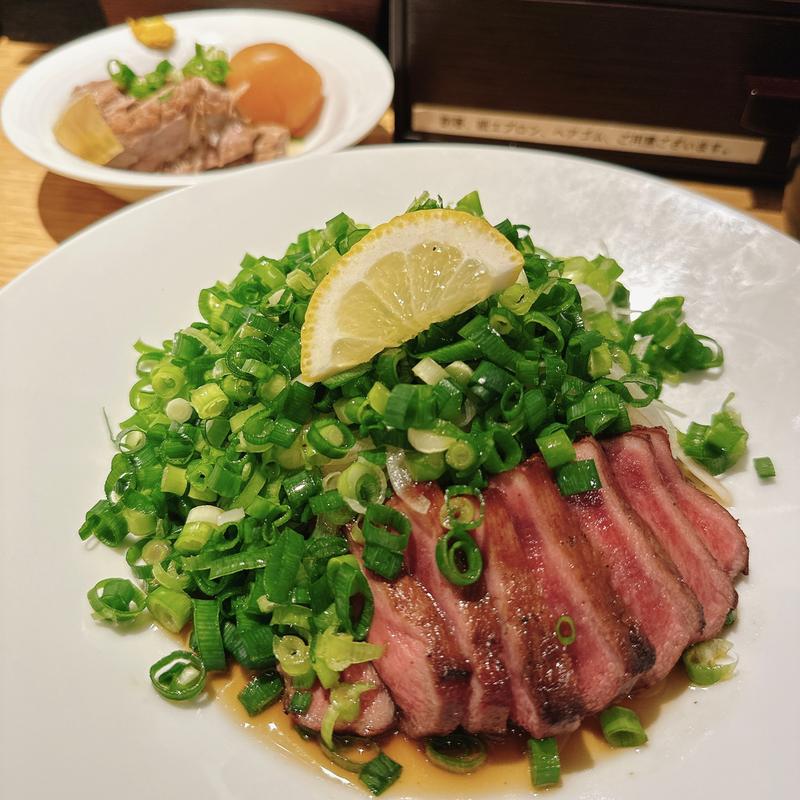 牛タンタタキ(牛たん料理 閣 三越前店)