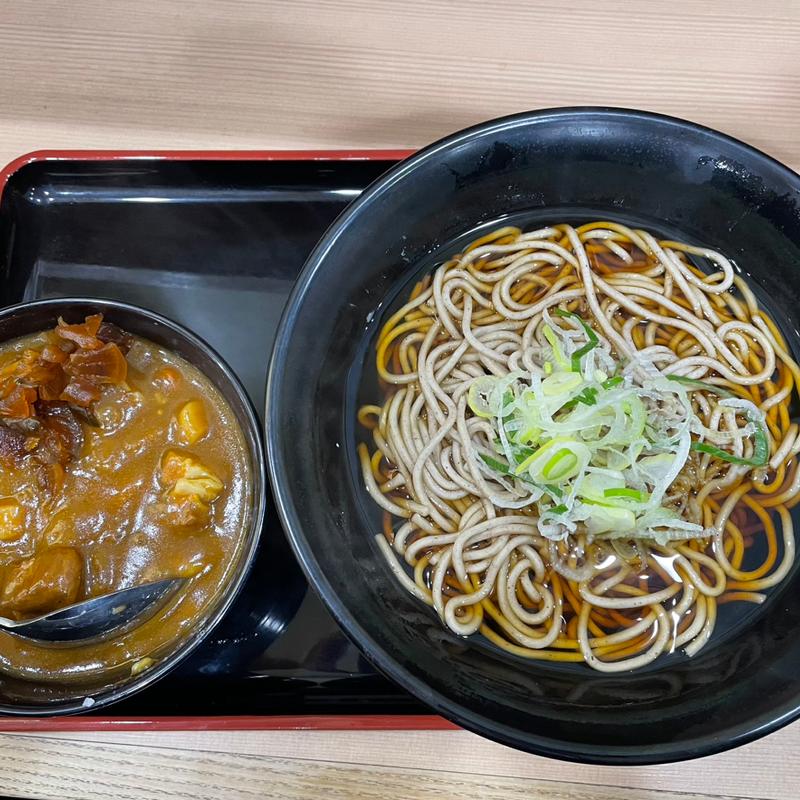 カレーライス　そばセット(そば処中山道 大宮Dila店)