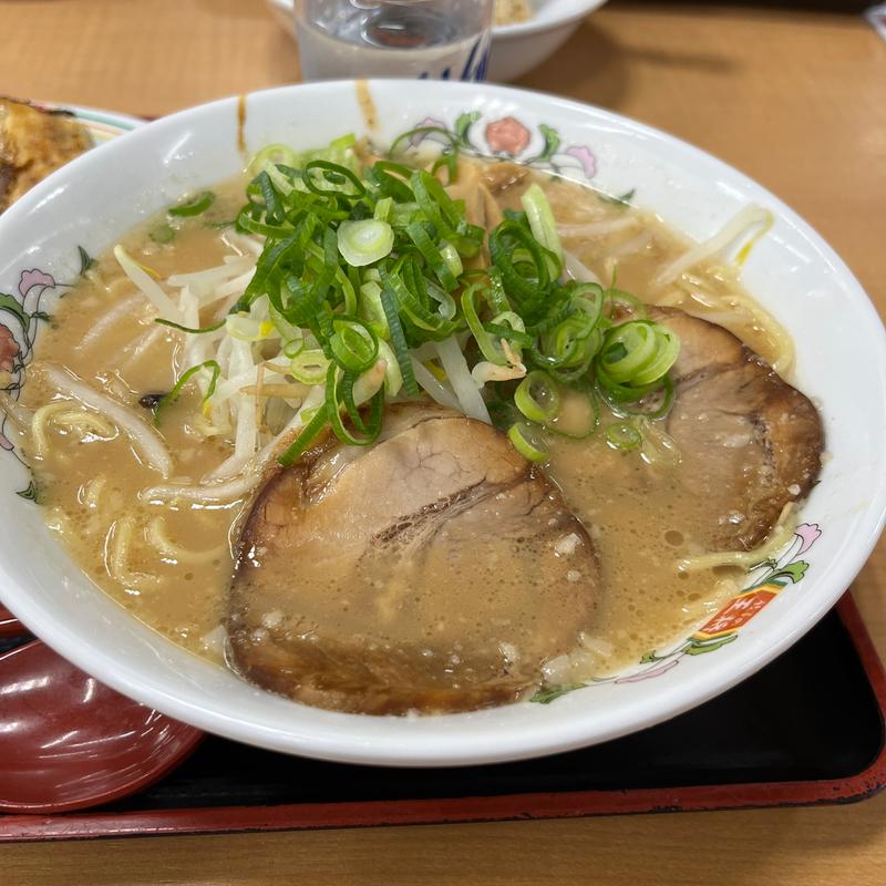 餃子の王将ラーメン定食(餃子の王将 春日井店)