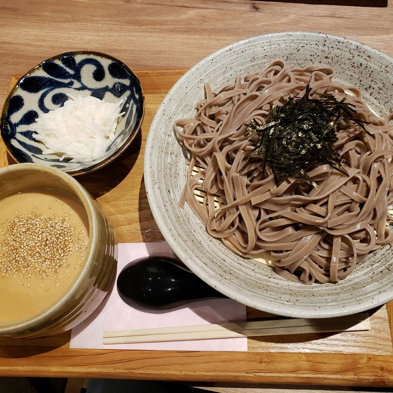 ごまダレとろろつけそば(東京とろろそば 相模大野店)