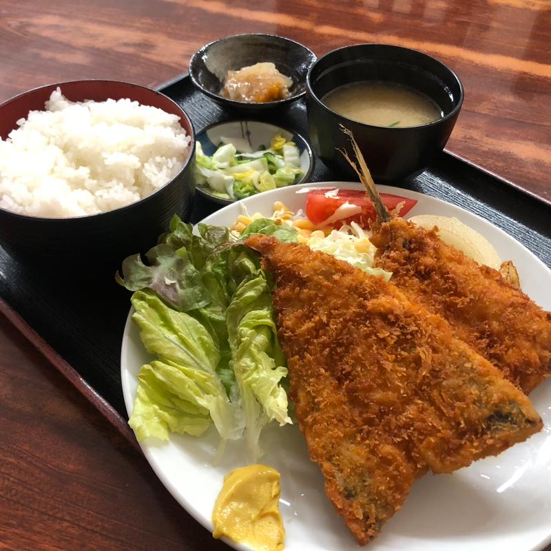 アジフライ定食(福宝)