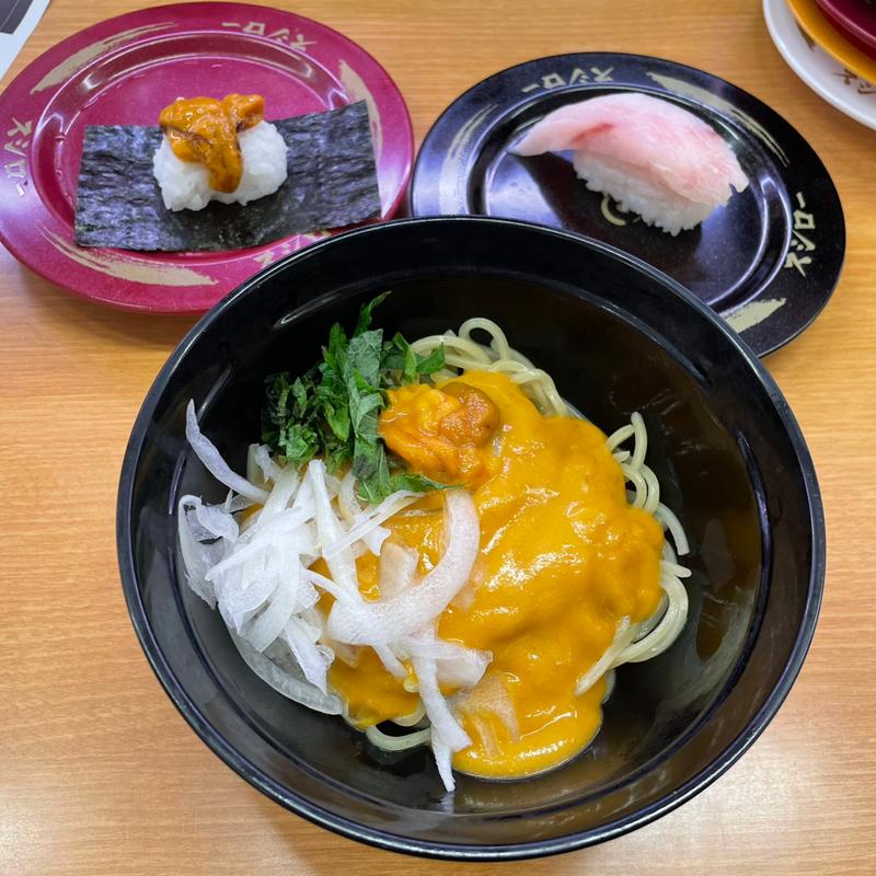 濃厚うにまぜそば(スシロー 三郷彦糸店)