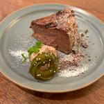ショコラバスクチーズケーキ(uni CAFE)