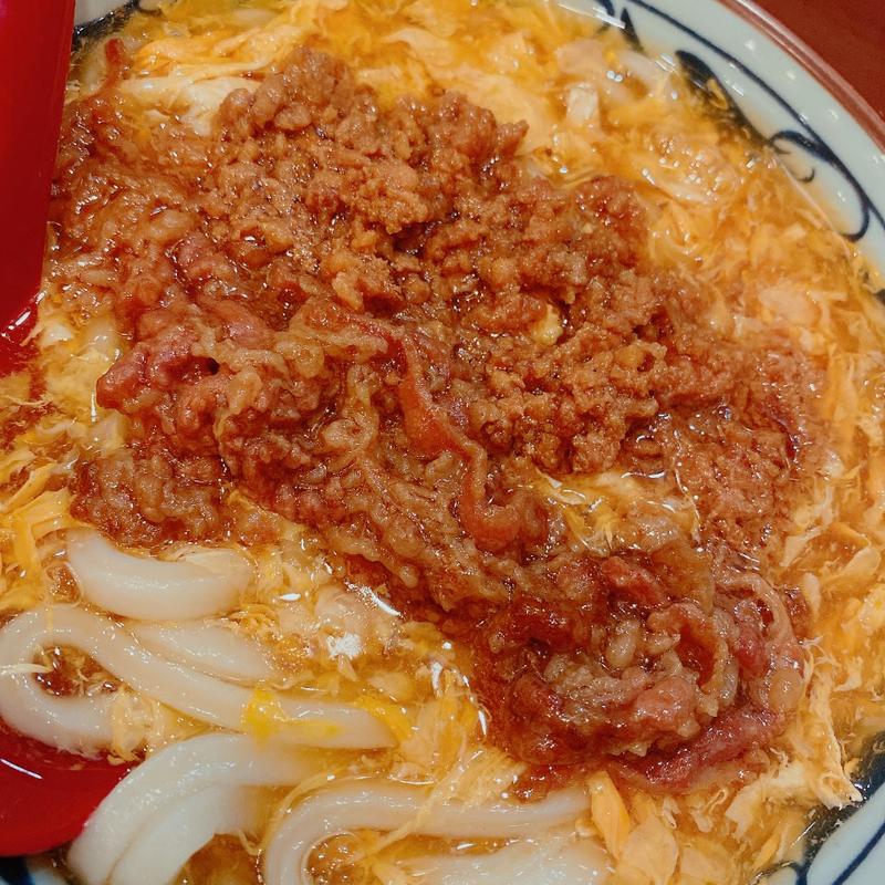 肉がさね玉子あんかけ(丸亀製麺名古屋スパイラルタワーズ)