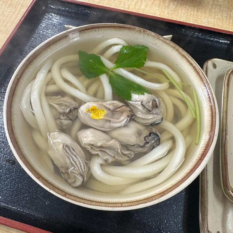 牡蠣うどん(手打ちうどん ひさ枝)
