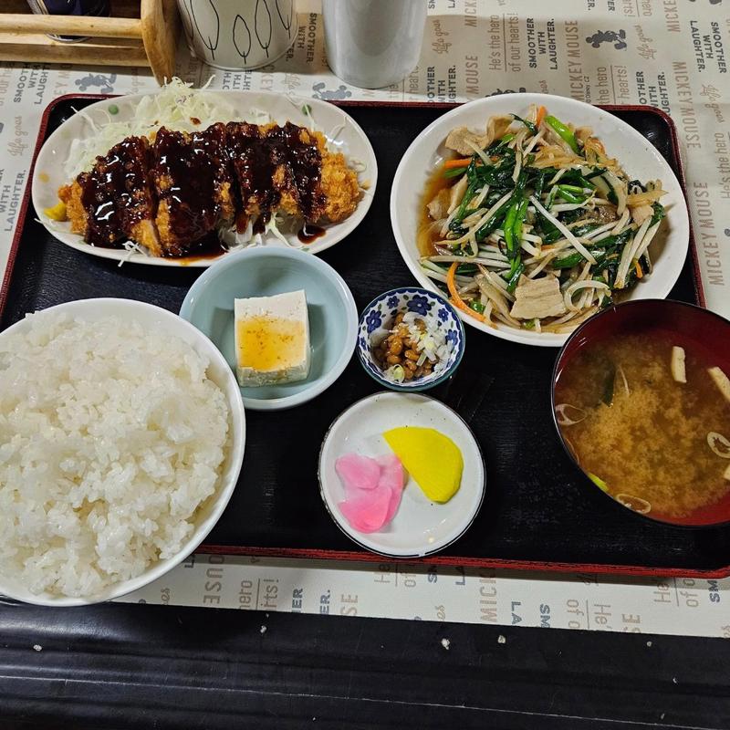 得々セット(みどりや食堂)