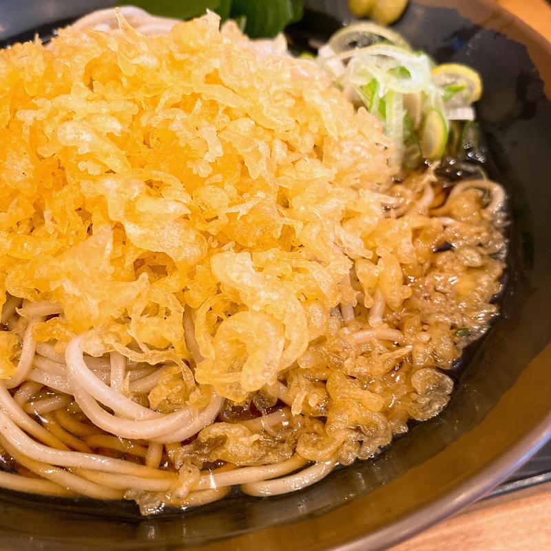 冷やしたぬきそば(おか田)