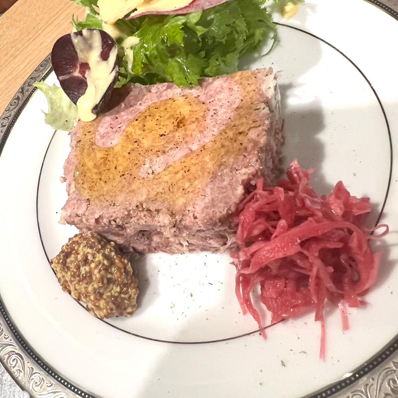 鹿肉の厚切りパテ(地球屋)