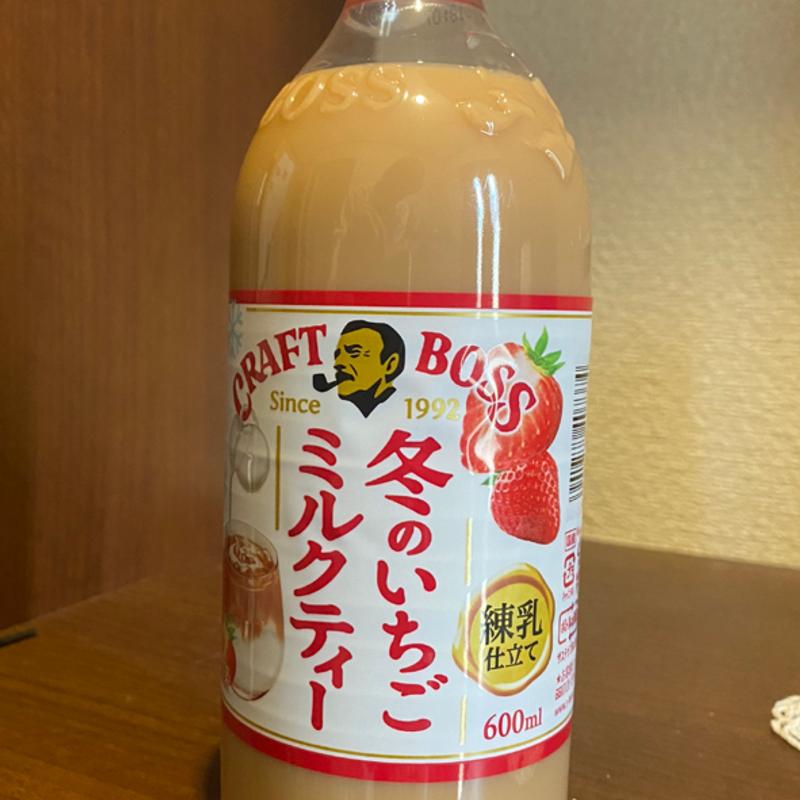 冬のいちごミルクティー(ワイストア 津島駅東店)