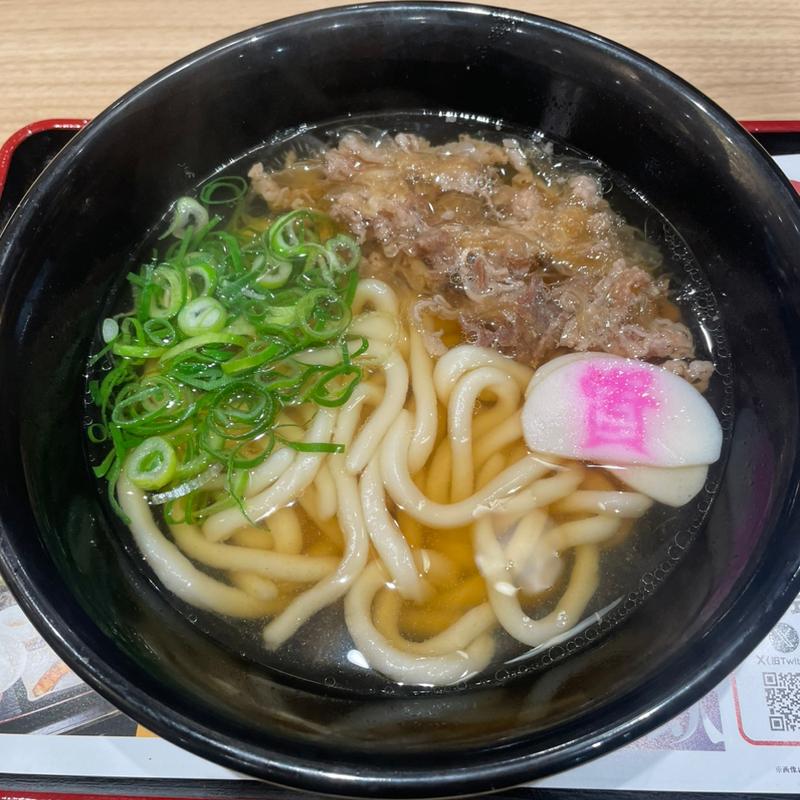 肉うどん(資さんうどん 今福鶴見店)