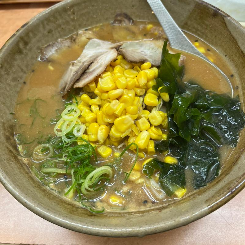 味噌コーンラーメン(ほんばサッポロラーメン西田辺店)